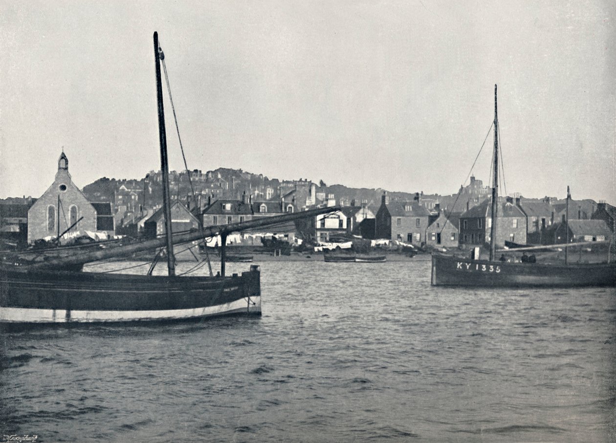 Broughty Ferry - Näkymä joelta, 1895 tekijältä Unbekannt