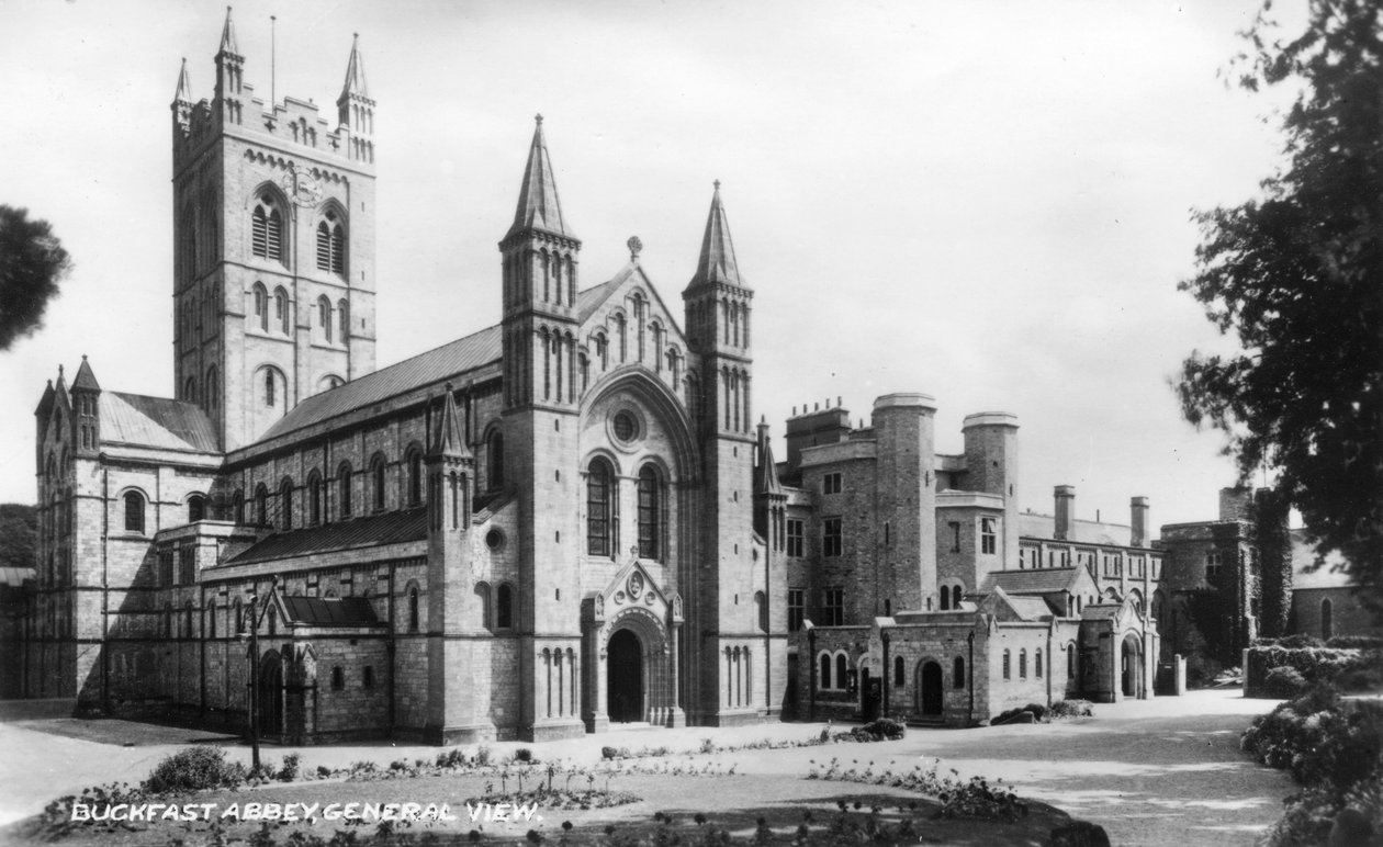 Buckfast Abbey, Buckfastleigh, Devon, 1900-luvun alku tekijältä Unbekannt