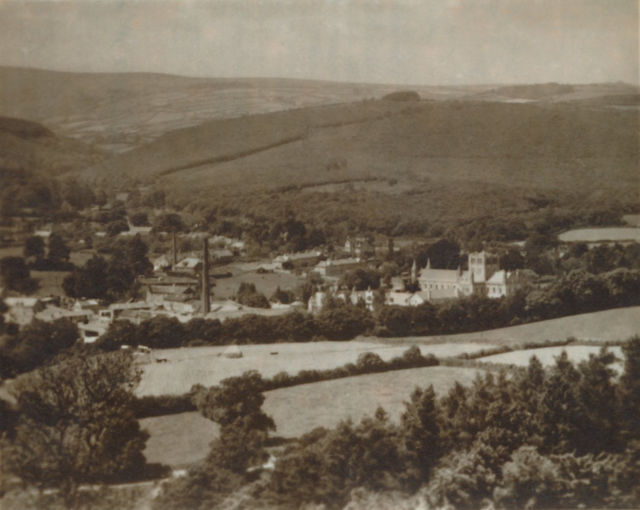 Buckfast Abbey ja Dartmoor, 1800-luvun loppu - 1900-luvun alku tekijältä Unbekannt