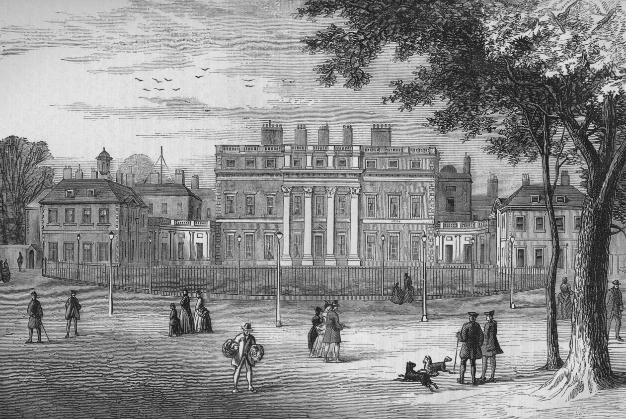 Buckingham House, Westminster, Lontoo, vuonna 1775, c1875 1878 tekijältä Unbekannt