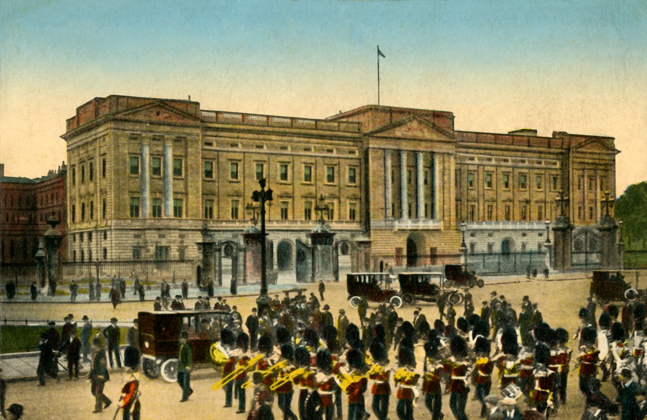 Buckinghamin palatsi, Lontoo, vuonna 1915. tekijältä Unbekannt