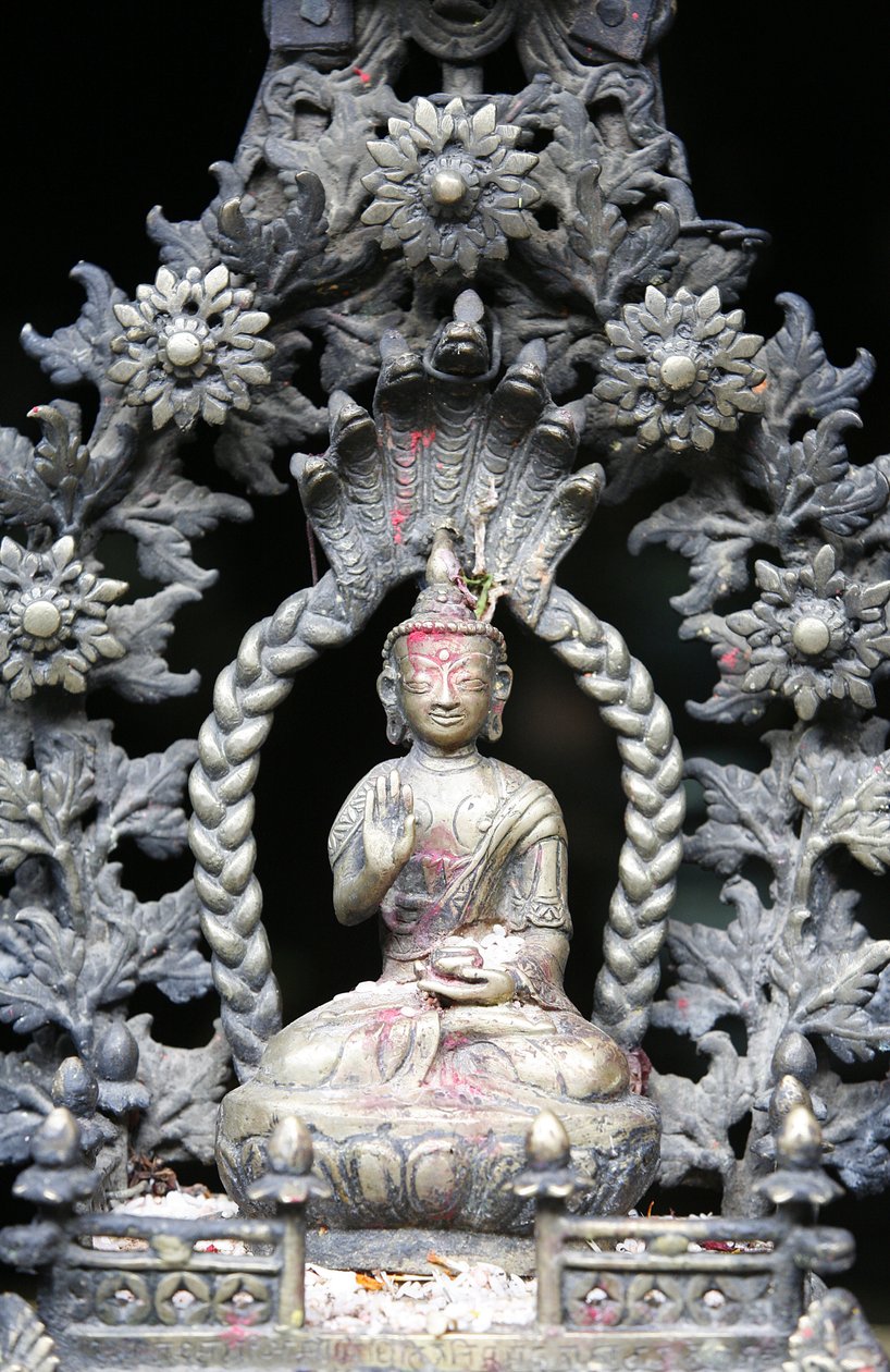 Buddha kultaisessa temppelissä, Patan, Nepal tekijältä Unbekannt