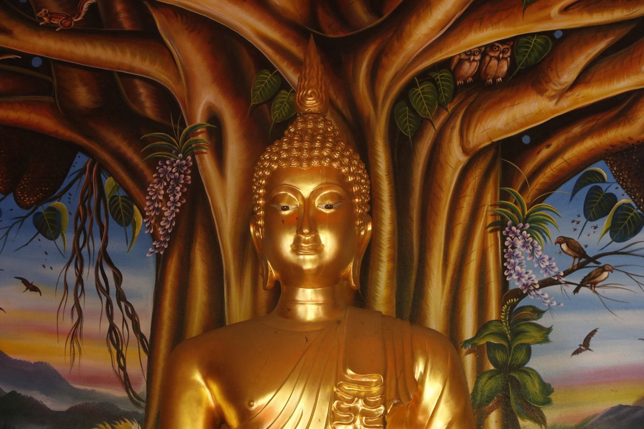 Buddha-patsas Wat Dab Phaissa Chiang Maissa. Thaimaa tekijältä Unbekannt