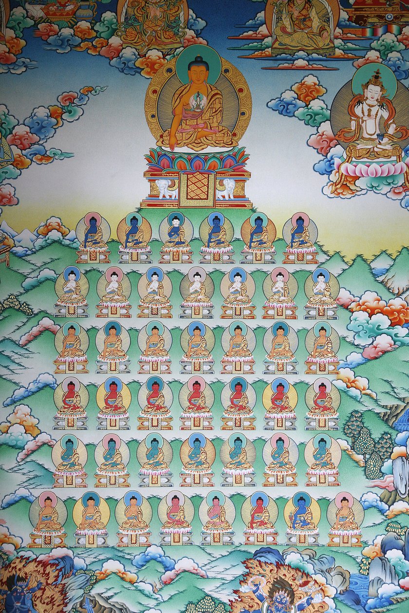 Buddhan valtakunta. Kopanin luostari, Kathmandu, Nepal tekijältä Unbekannt