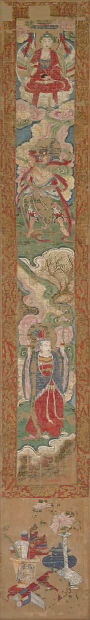 Buddhalainen paneeli, 1300-luku. tekijältä Unbekannt