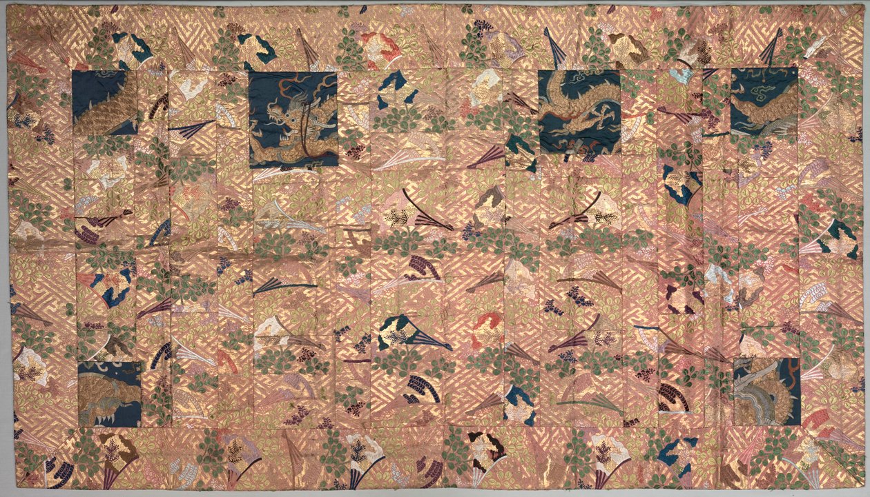 Buddhalainen pappi Robe Kesa, 1800-luku. tekijältä Unbekannt