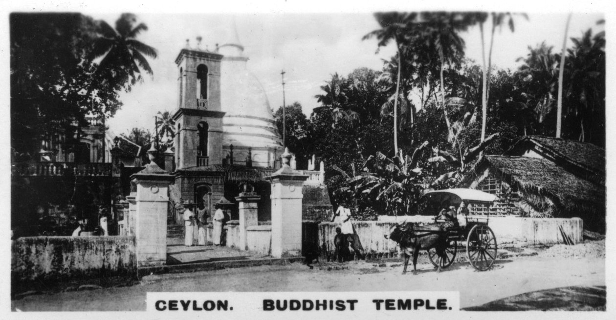 Buddhalainen temppeli, Ceylon, 1925 tekijältä Unbekannt