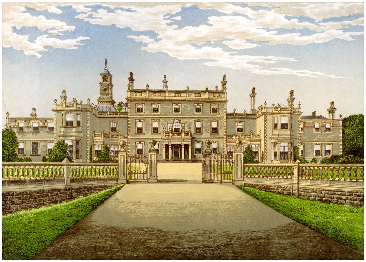 Bulwell Hall, Nottinghamshire, Cooperin perheen koti, 1880 tekijältä Unbekannt