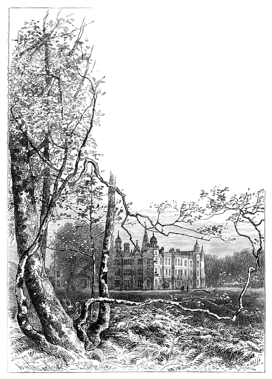 Burleigh House Gardens, Stamford, Lincolnshire, 1900 tekijältä Unbekannt