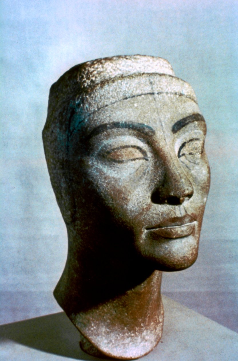 Nefertitin rintakuva, Egypti, 1375 eaa tekijältä Unbekannt