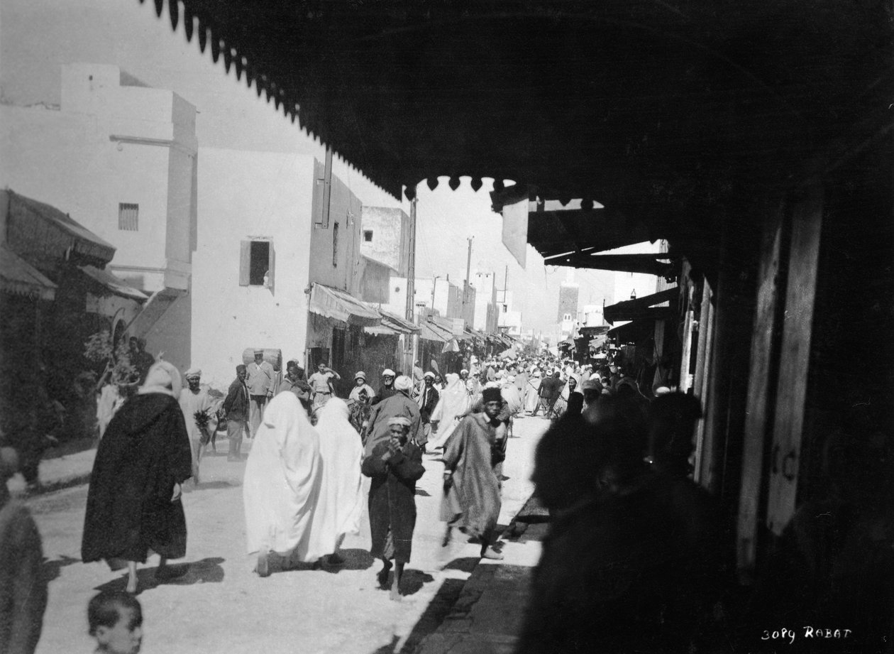 Vilkas katu, Rabat, Marokko, 1920-1930-luku tekijältä Unbekannt