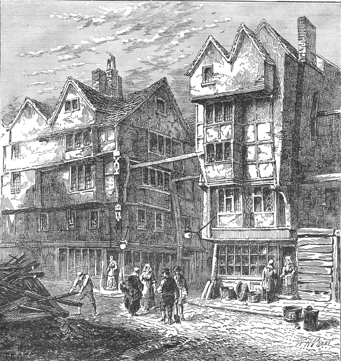 Butchers Row, 1800 1897 tekijältä Unbekannt