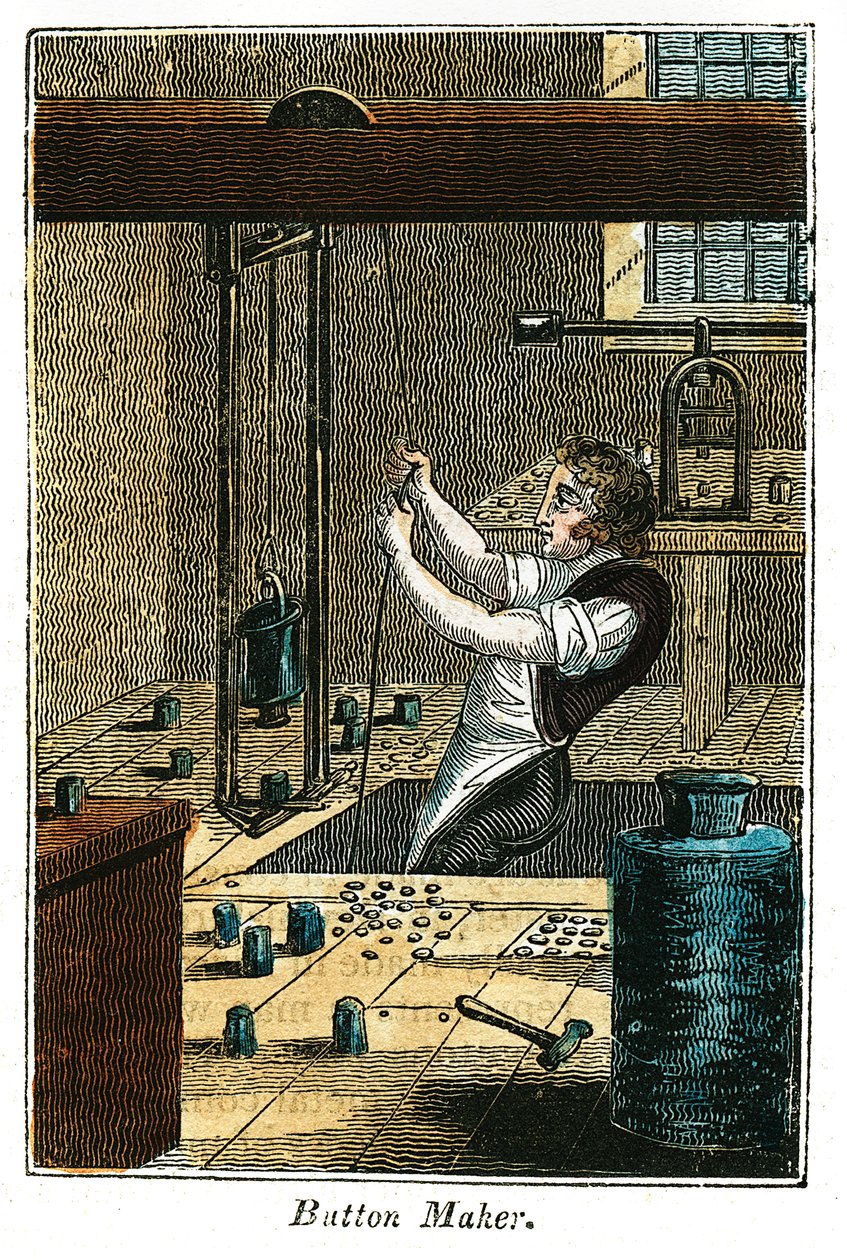 Button Maker, 1823 tekijältä Unbekannt