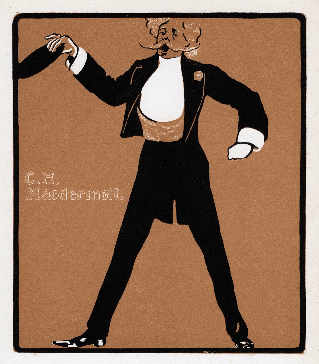 CH MacDermott 1845-1901, musiikkihallitähti, 1800-luvun loppu tekijältä Unbekannt