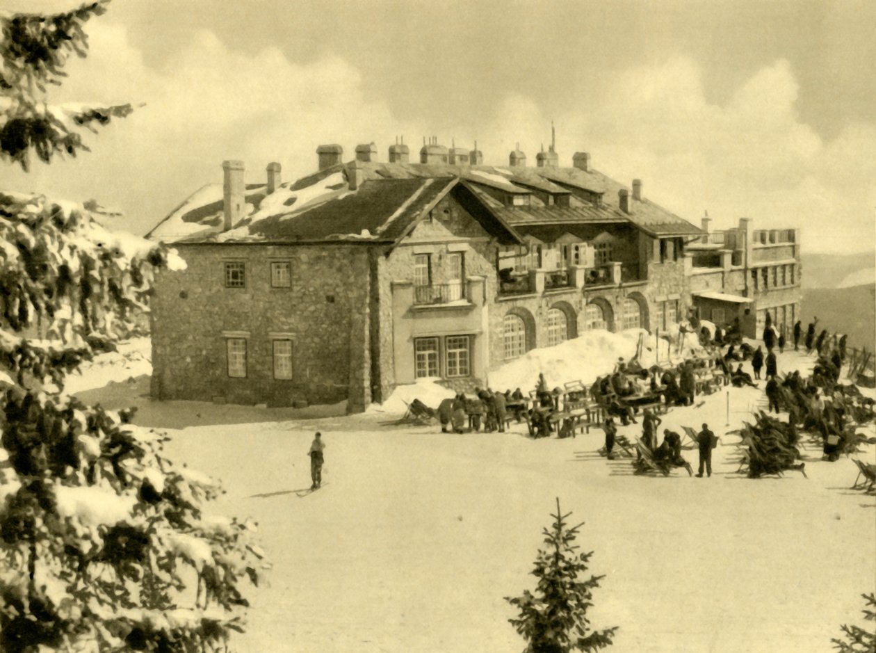 Köysirata-asema, Rax Mountains, Ala-Itävalta, c1935. The tekijältä Unbekannt
