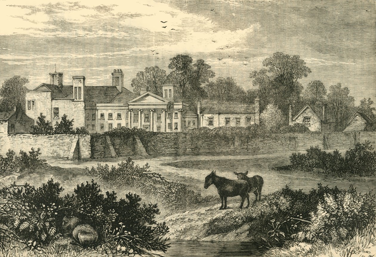 Caen Wood, Lord Mansfields House, vuonna 1785, c1876. tekijältä Unbekannt