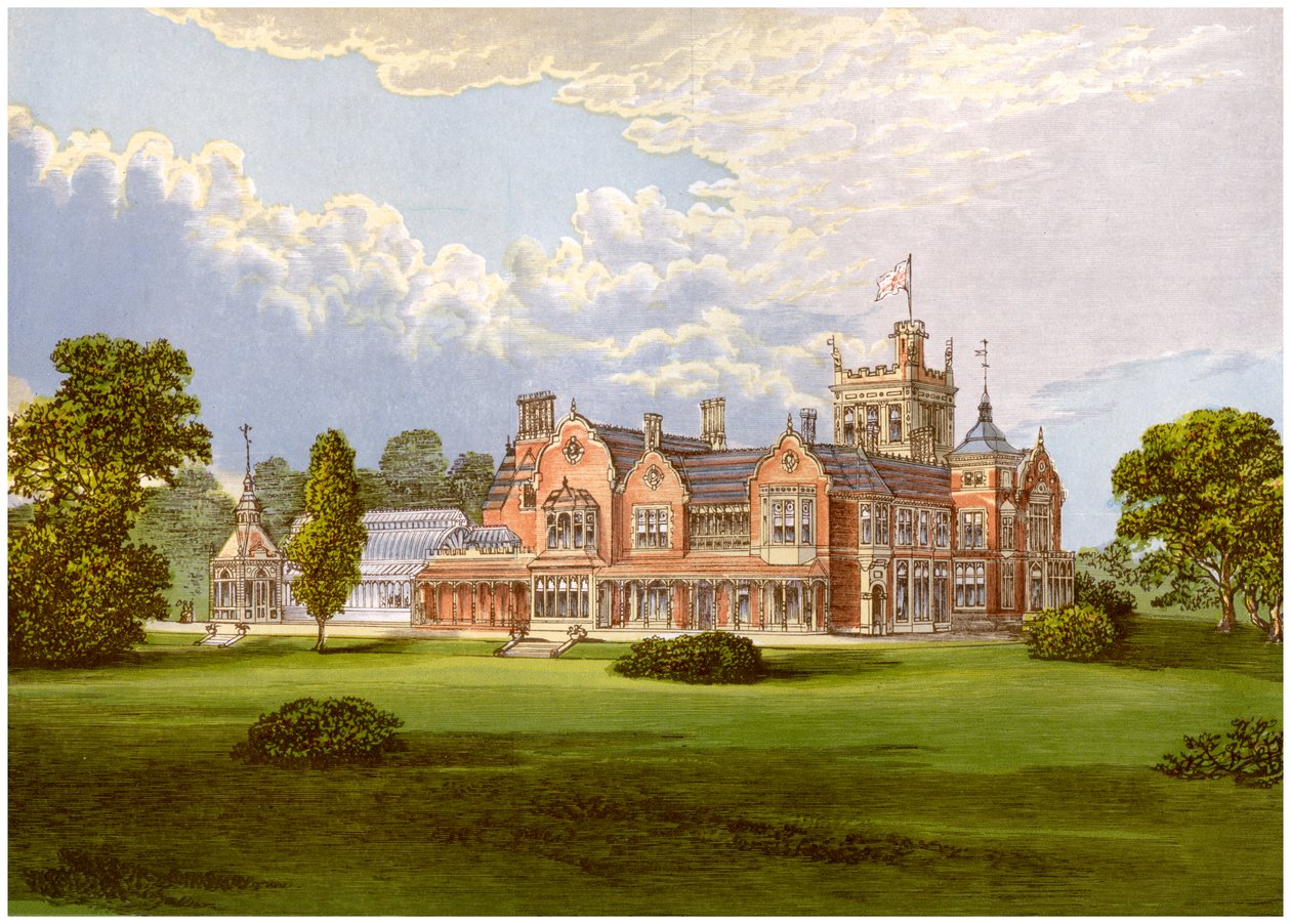 Caen Wood Towers, Middlesex, Reckittin perheen koti, vuosi 1880 tekijältä Unbekannt