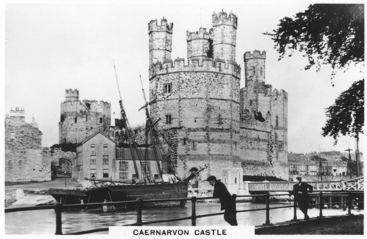 Caernarvonin linna, Caernarfon Pohjois-Walesissa, 1936 tekijältä Unbekannt