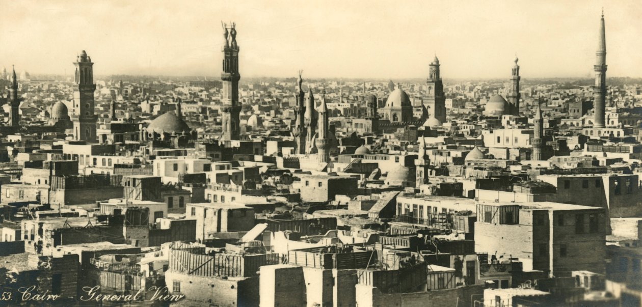 Kairo - Yleisnäkymä, c1918-c1939. tekijältä Unbekannt