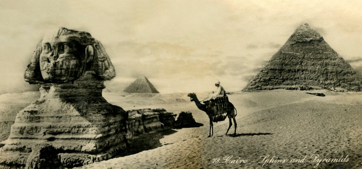 Kairo - Sfinksi ja pyramidit, c1918-c1939. tekijältä Unbekannt
