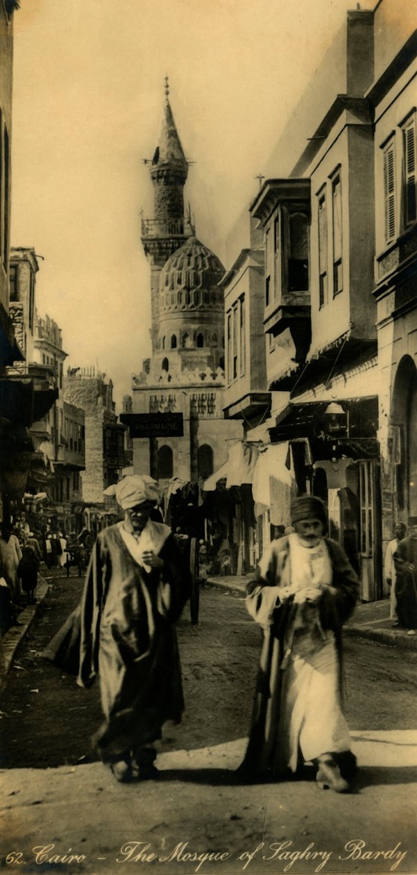 Kairo - Saghry Bardyn moskeija, c1918-c1939. tekijältä Unbekannt