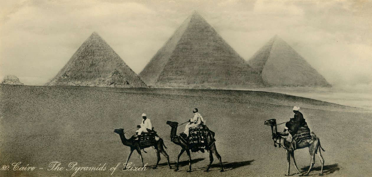 Kairo: Gizehin pyramidit, c1918-c1939. tekijältä Unbekannt