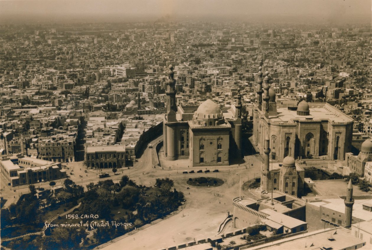 Kairo, Citadel-moskeijan minareetista, 1936 tekijältä Unbekannt