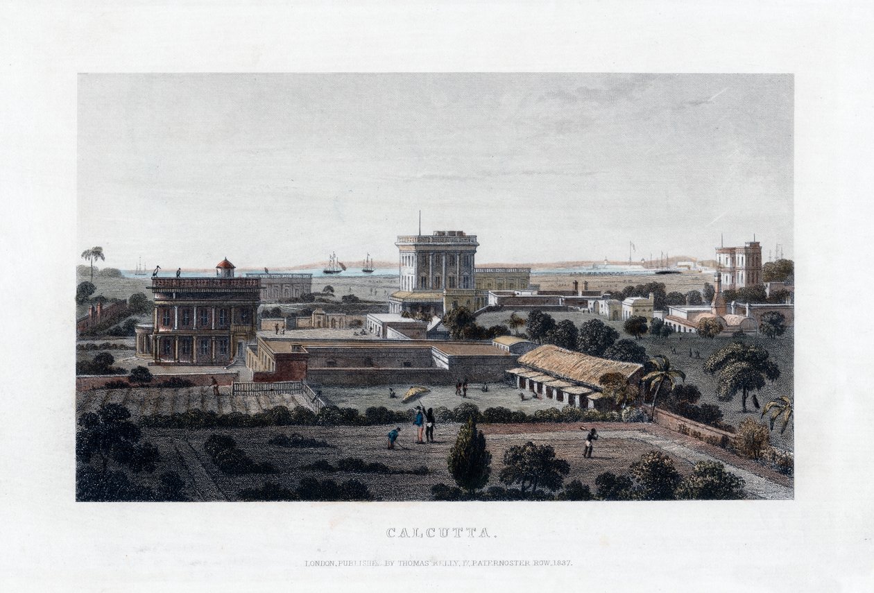 Kalkutta, Intia, 1837 tekijältä Unbekannt