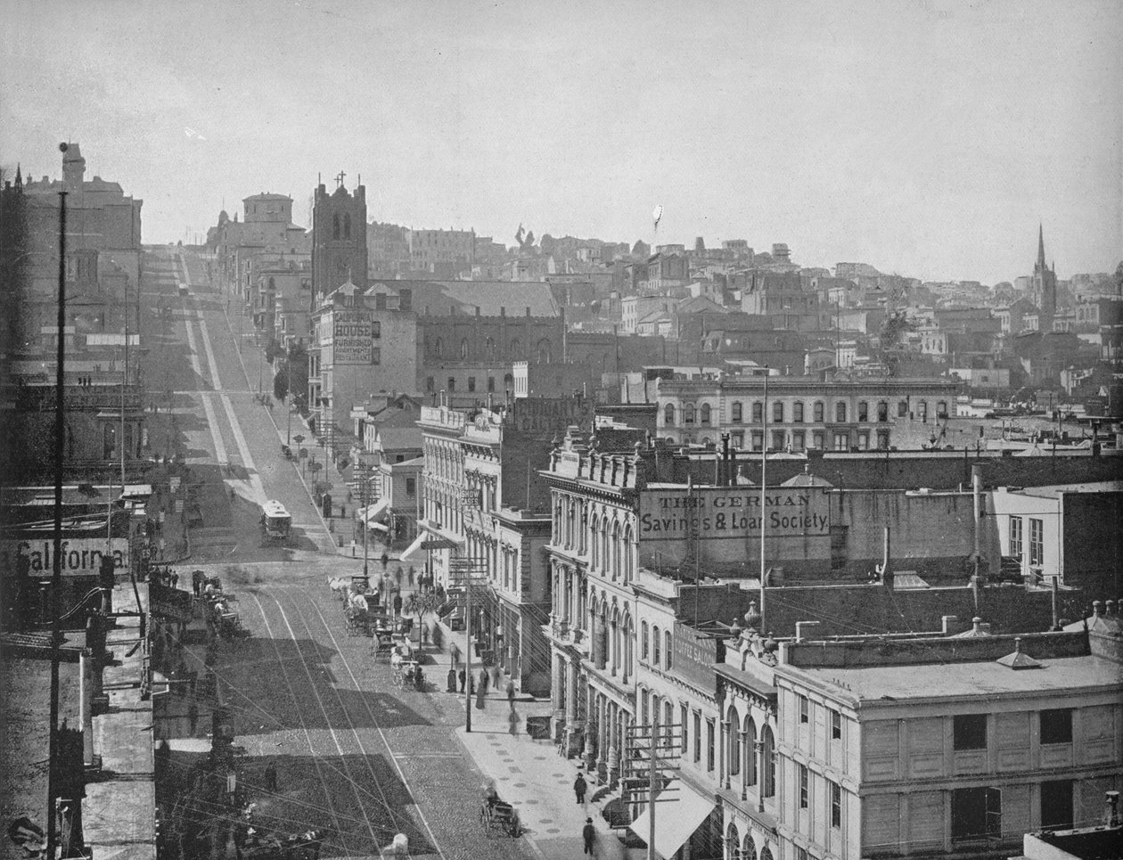 California Street, San Francisco, 1897. tekijältä Unbekannt