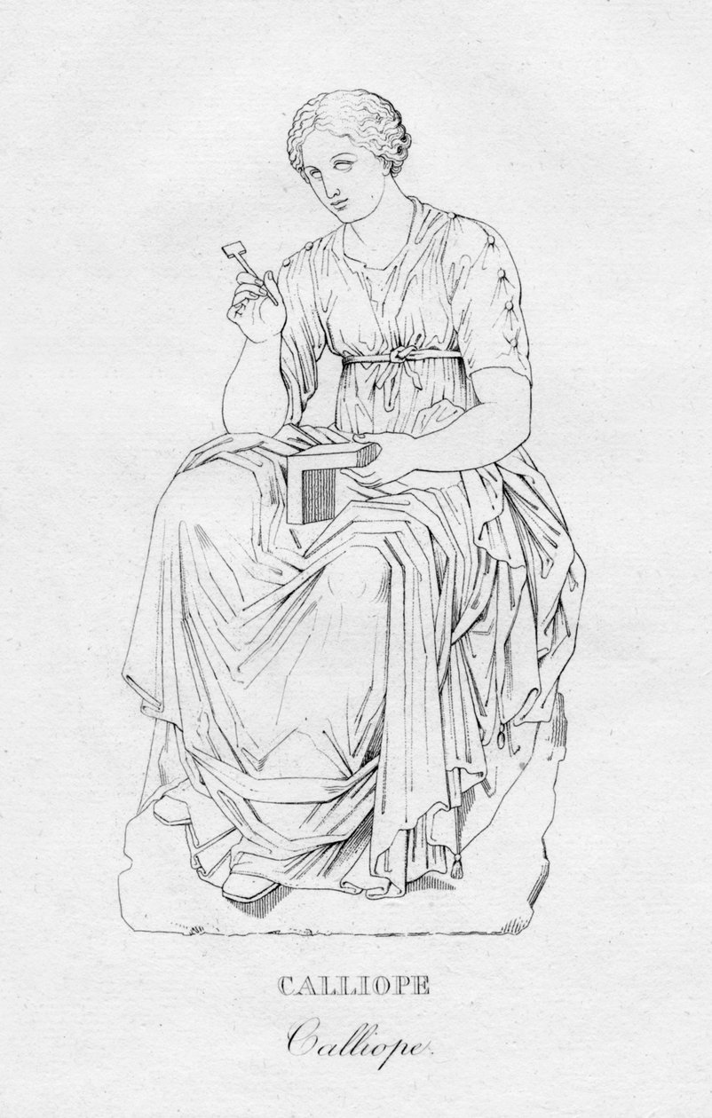 Calliope, c1850 tekijältä Unbekannt