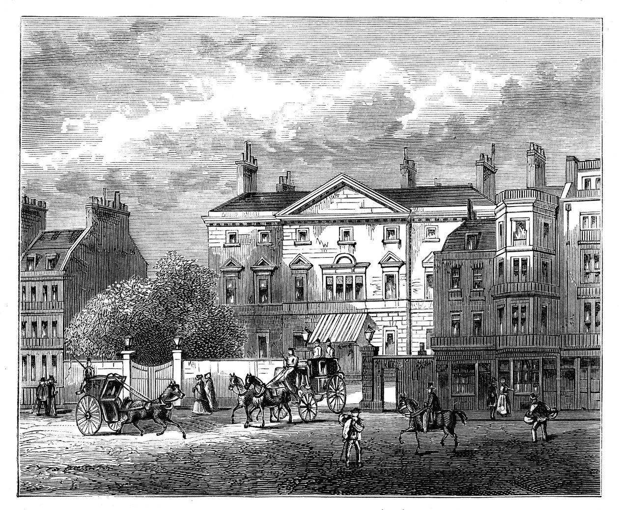 Cambridge House, Piccadilly, Lontoo, 1854, c1888 tekijältä Unbekannt
