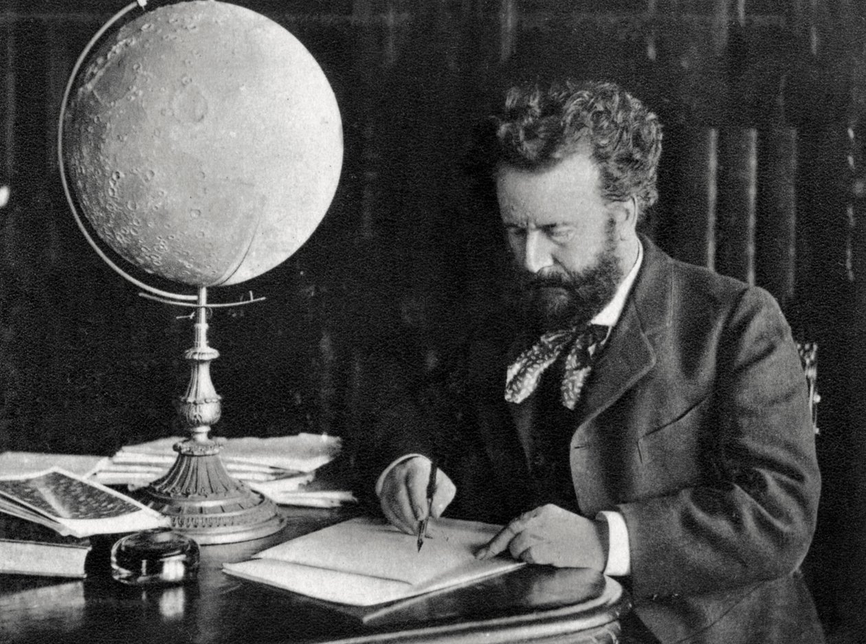 Camille Flammarion, ranskalainen tähtitieteilijä ja kirjailija, 1890 tekijältä Unbekannt