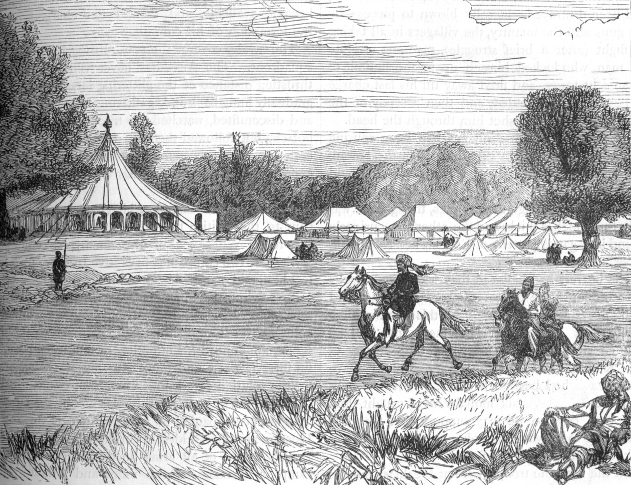 Ameer Yakoub Khanin leiri, Gundamuk, 1880 tekijältä Unbekannt