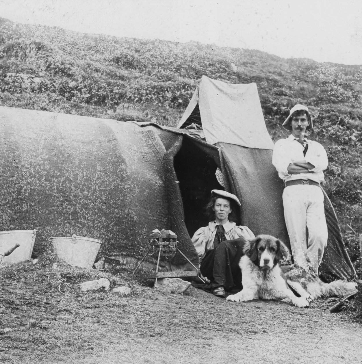 Leirintäalue, 1900-luvun alku tekijältä Unbekannt