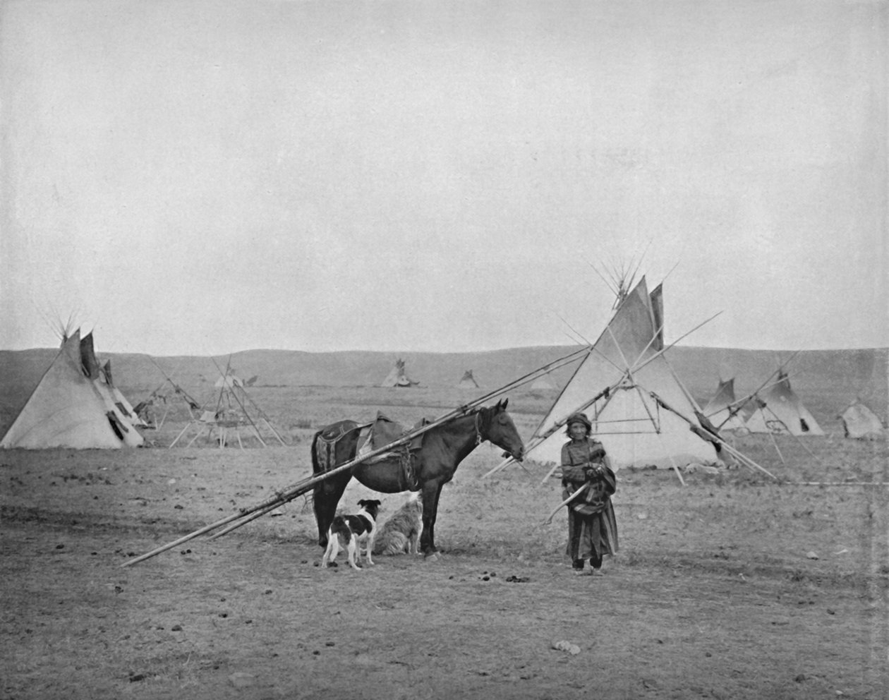 Kanadan alkuperäisasukkaat, 1800-luku tekijältä Unbekannt
