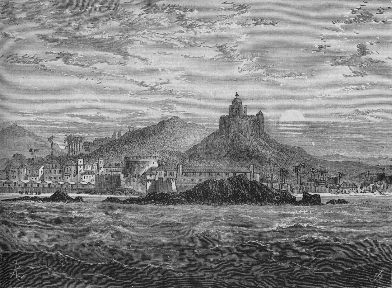 Cape Coastin linna, vuodelta 1880 tekijältä Unbekannt