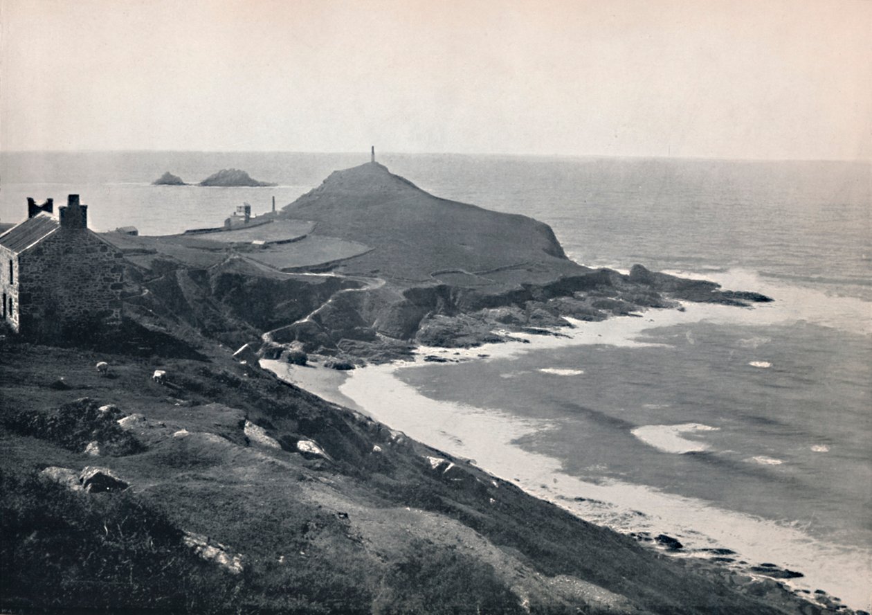 Cape Cornwall - Yksinäinen paikka, 1895 tekijältä Unbekannt