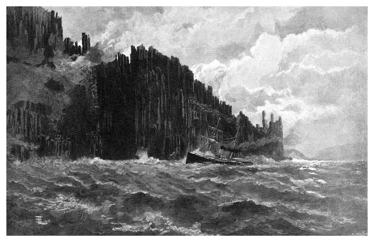Cape Raoul, Tasmania, Australia, 1886 tekijältä Unbekannt
