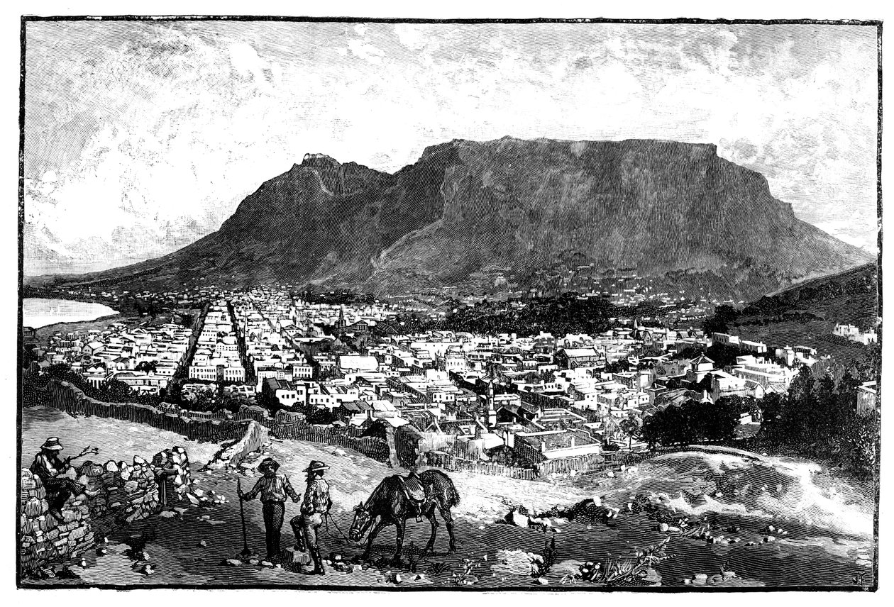 Kapkaupunki, Etelä-Afrikka, c1888 tekijältä Unbekannt