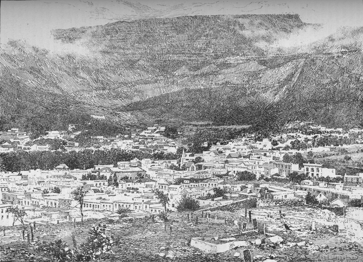 Kapkaupunki ja Pöytävuori, Etelä-Afrikka, c1900 1906 tekijältä Unbekannt