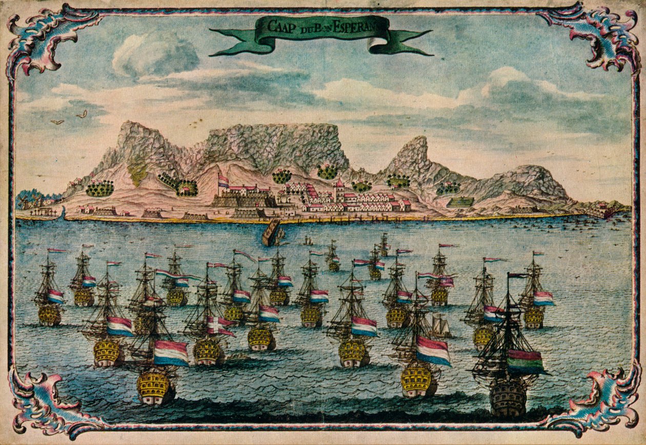Kapkaupunki, c1680 tekijältä Unbekannt