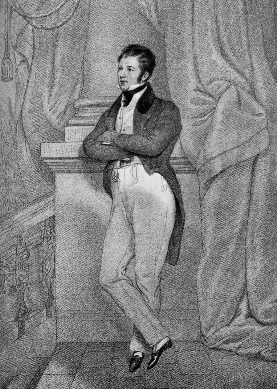 Kapteeni Frederick Marryat 1792-1848, englantilainen kirjailija, 1800-luku 1908 tekijältä Unbekannt