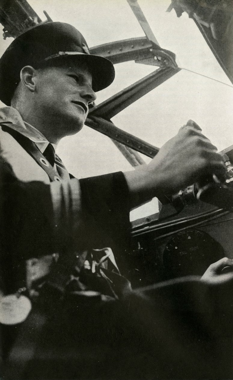 Kapteeni Gilbert Rae, BOAC Mosquito -lentäjä, toinen maailmansota. c1939-c1944 1946. tekijältä Unbekannt