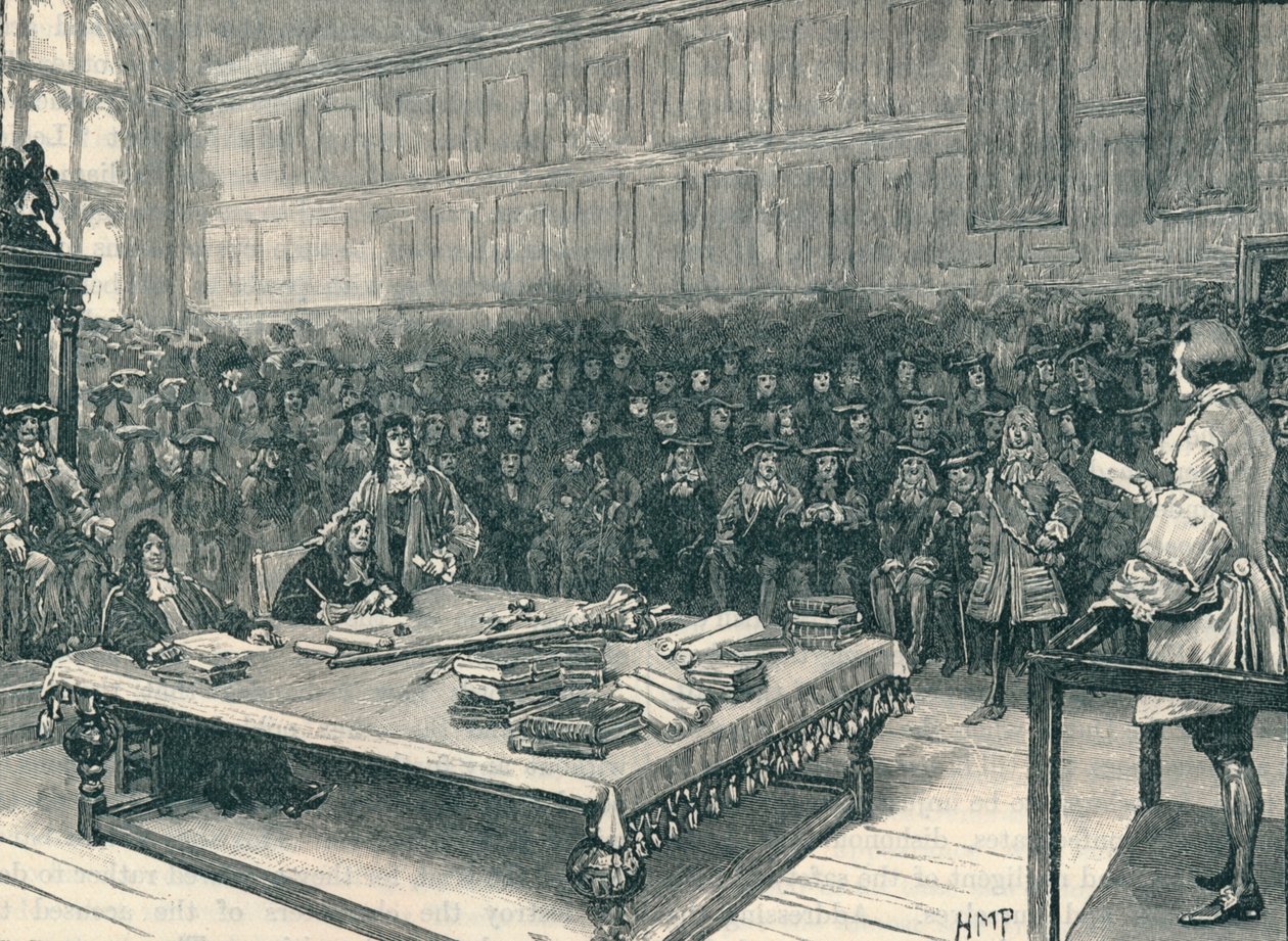 Kapteeni Kidd alahuoneen lakimiehen edessä, 1700 1905 tekijältä Unbekannt
