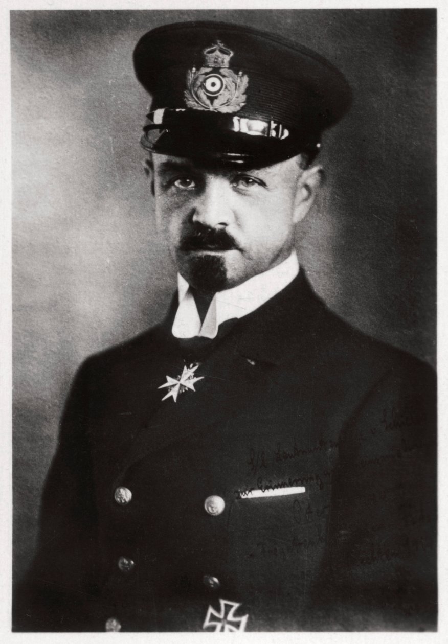 Kapteeni Peter Strasser, saksalainen ilmalaivaston komentaja, ensimmäinen maailmansota, 1916-1918 1933 tekijältä Unbekannt