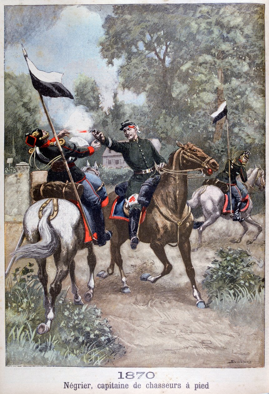 Chasseurs-kapteeni, Ranskan ja Saksan sota, 1870, 1899 tekijältä Unbekannt