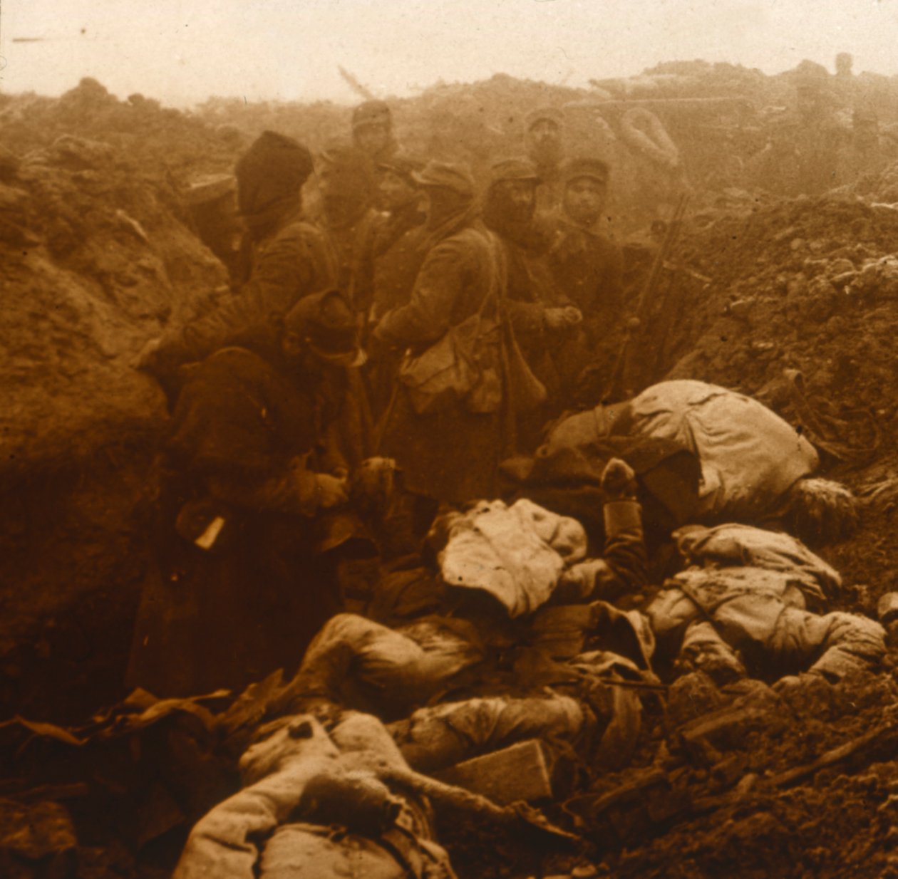 Vangitut haudot, Les Éparges, Pohjois-Ranska, 1914-1918. tekijältä Unbekannt