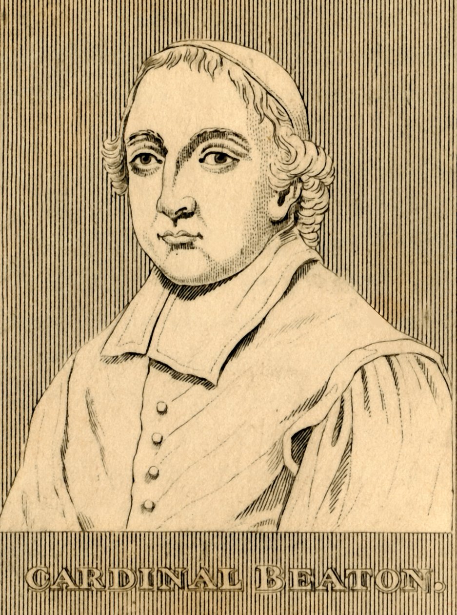 Cardinal Beaton, 1494-1546, 1830. tekijältä Unbekannt