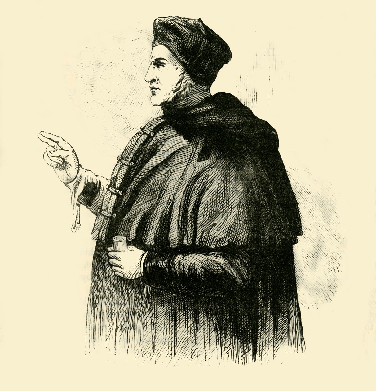 Kardinaali Wolsey, 1500-luku, 1890. tekijältä Unbekannt