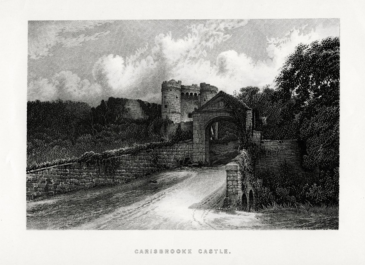Carisbrooke Castle, Newport, Isle of Wight, 1896 tekijältä Unbekannt